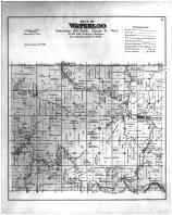 Waterloo Township, Bergen, Dorchester, Quandahl, Allamakee County 1886 Version 2